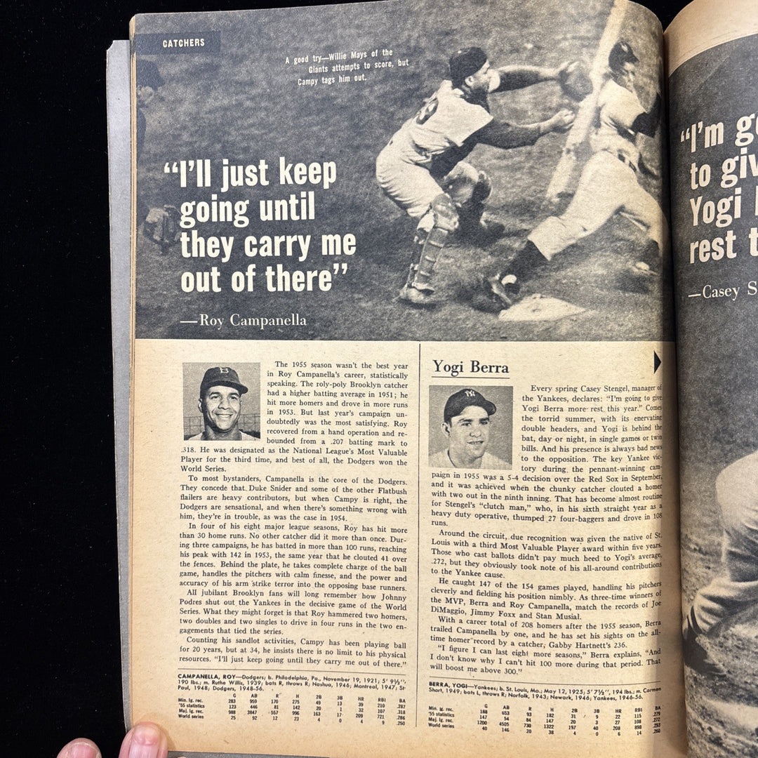 Who’s Who In The Big Leagues Roy Campanella Brookline Dodgers