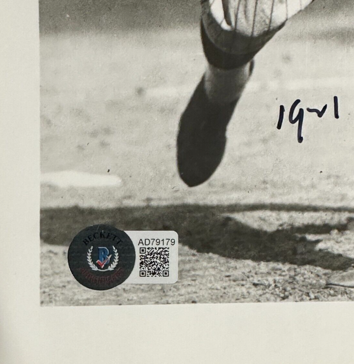 Waite Hoyt Autographed 8x10 Photo New York Yankees BAS HOF