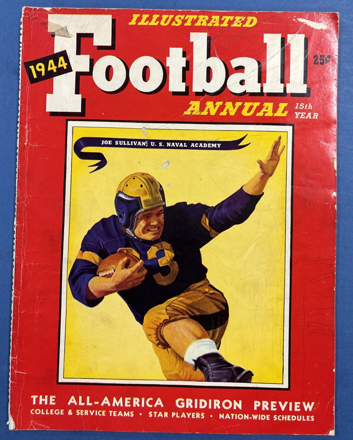 1944 Illustrated Football Annual Magazine College Pro Joe Sullivan Naval Academy