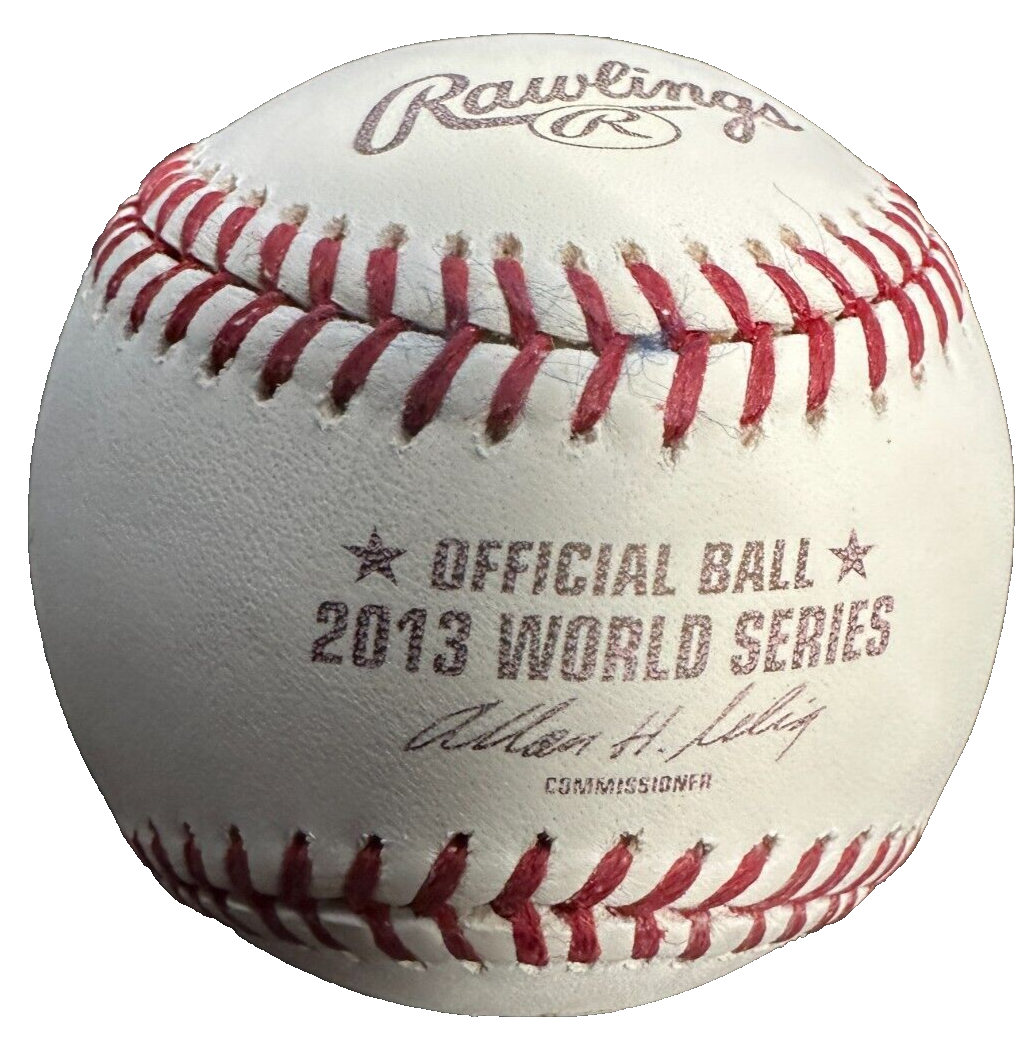 Jonny Gomes Autographed Official 2013 World Series Baseball Red Sox