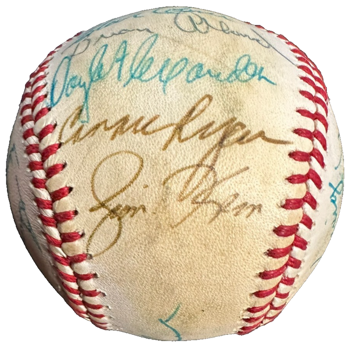 1979 Texas Rangers Team Autographed Baseball