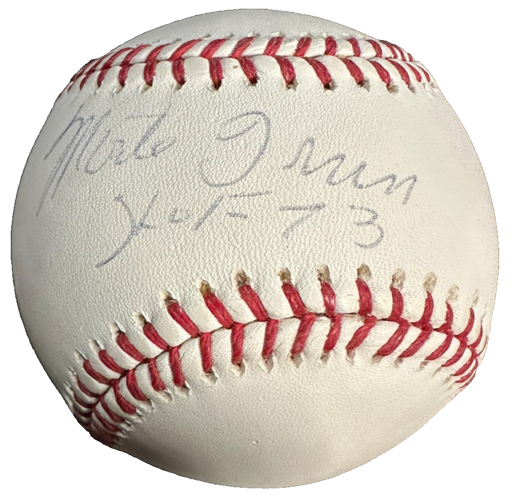 Monte Irvin Autographed Major League Baseball W/ HOF 73 Insc TRISTAR Giants
