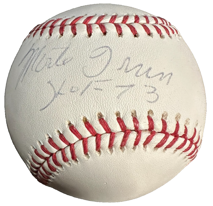 Monte Irvin Autographed Major League Baseball W/ HOF 73 Insc TRISTAR Giants