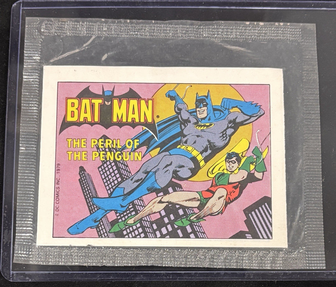 Vintage 1979 Post Mini DC Comic Book Bat Man The Peril Of The Penguin Sealed