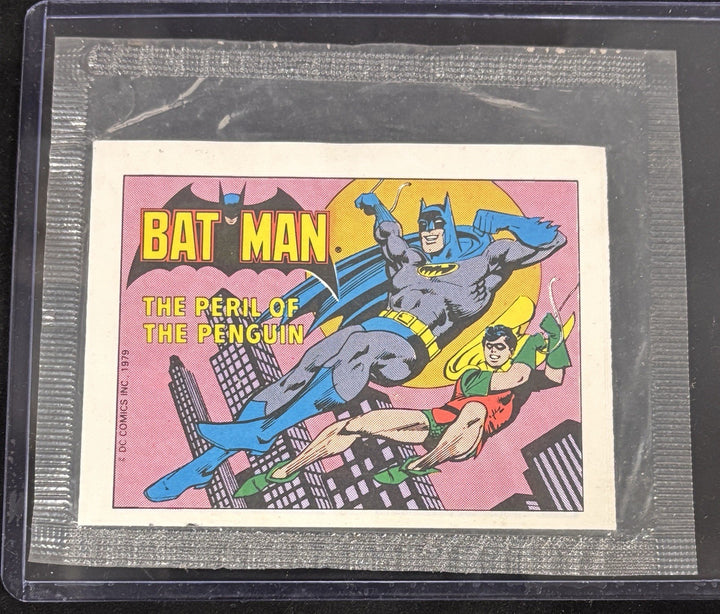 Vintage 1979 Post Mini DC Comic Book Bat Man The Peril Of The Penguin Sealed