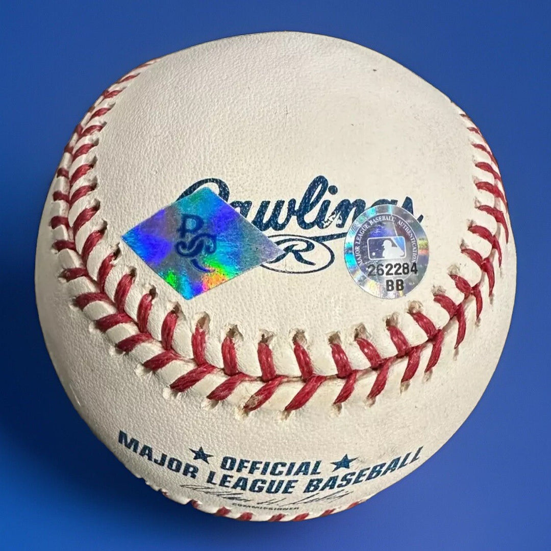 Bill Buckner & Mookie Wilson Autographed OML Baseball MLB Hologram