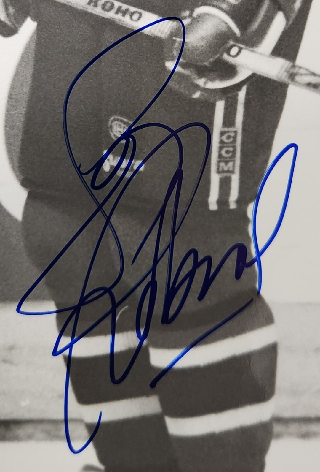Larry Robinson Autographed 8x10 Photo Montreal Canadiens HOF COA
