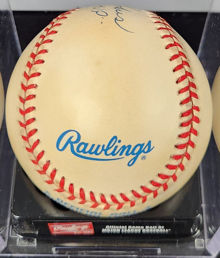 Johnny Podres Autographed Inscribed AL Baseball Brooklyn Dodgers COA 