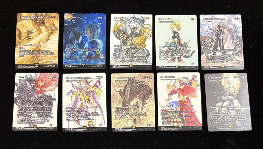 MTG Final Fantasy Through The Ages Set Rhystic Study Copper Dragon Urza Ragavan