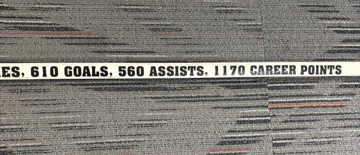 Bobby Hull Signed Stats And HOF Stick Chicago Black Hawks Sportsworld COA