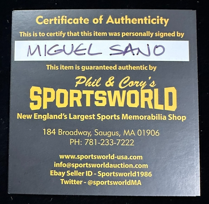 Miguel Sano Autographed Official Major League Baseball Minnesota Twins