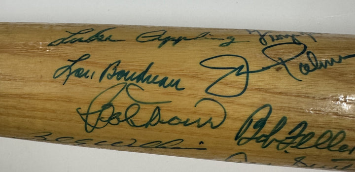 Baseball Hall of Famers Autographed Bat Kiner Winfield Carlton Brock