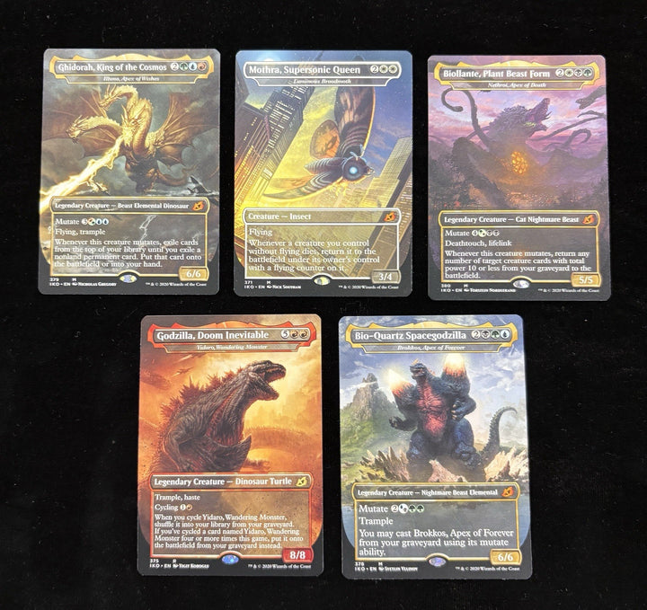 MTG Ikoria Lair Of Behemoths Godzilla Series Monsters Broodmoth Space Godzilla