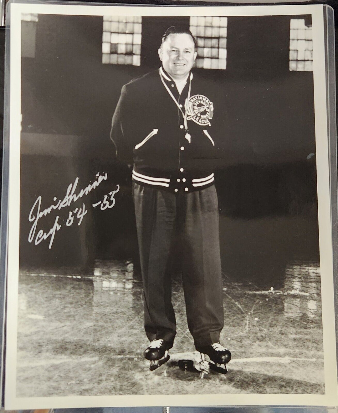 Jim Skinner Signed Inscribed 8x10 Photo Detroit Red Wings COA