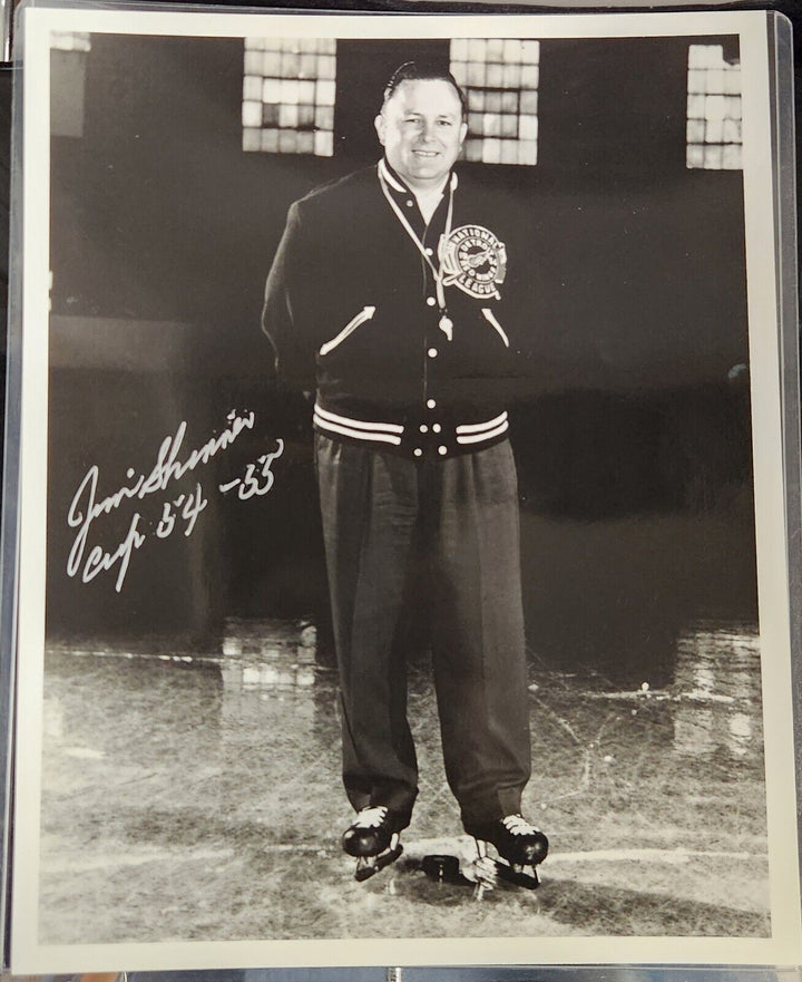 Jim Skinner Signed Inscribed 8x10 Photo Detroit Red Wings COA