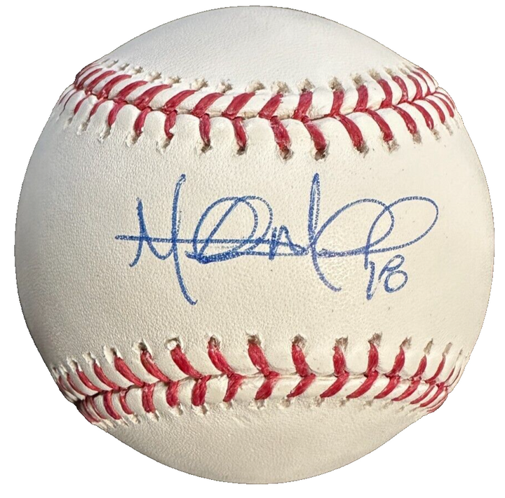 Mitch Moreland Autographed Official Major League Baseball Red Sox