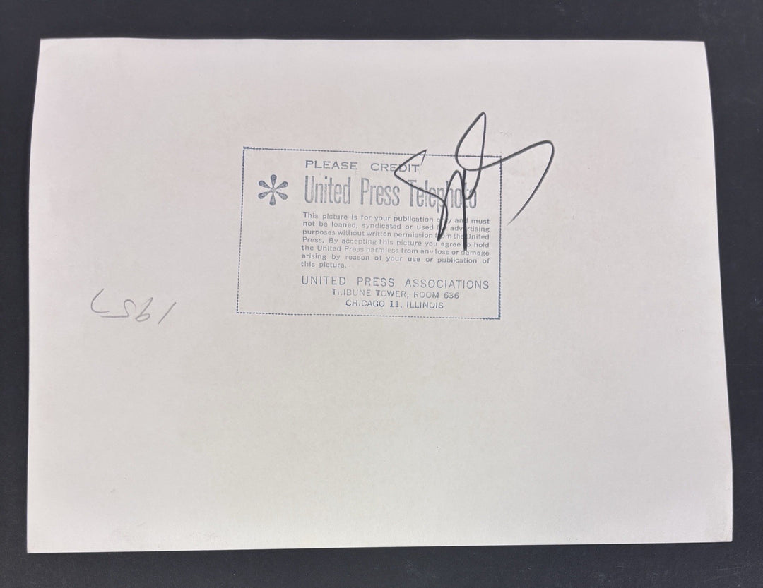 1957 Original 7x9 Newspaper Wire Photo Reno Bertola Cleveland