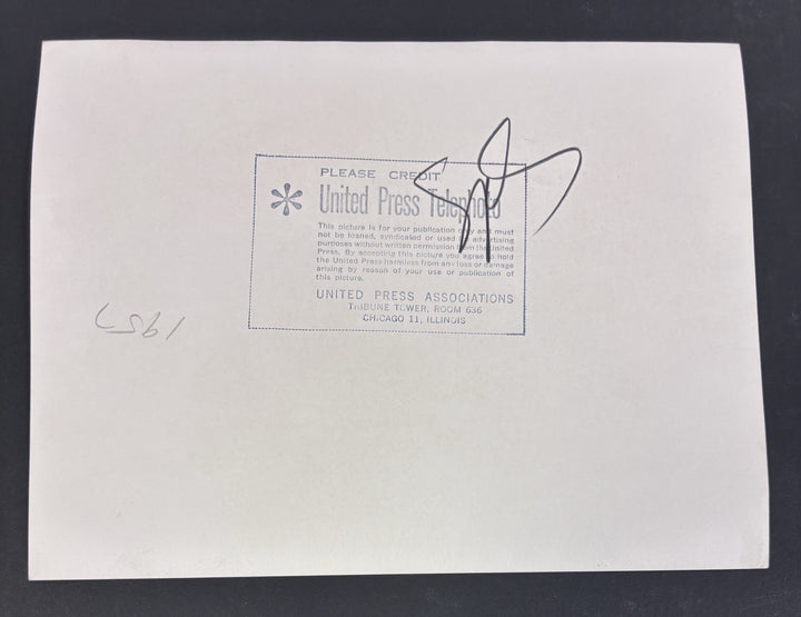 1957 Original 7x9 Newspaper Wire Photo Reno Bertola Cleveland