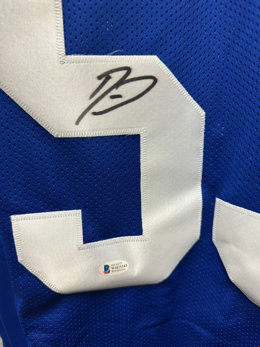 Darius Leonard Autographed Indianapolis Colts Custom Jersey NFL BAS