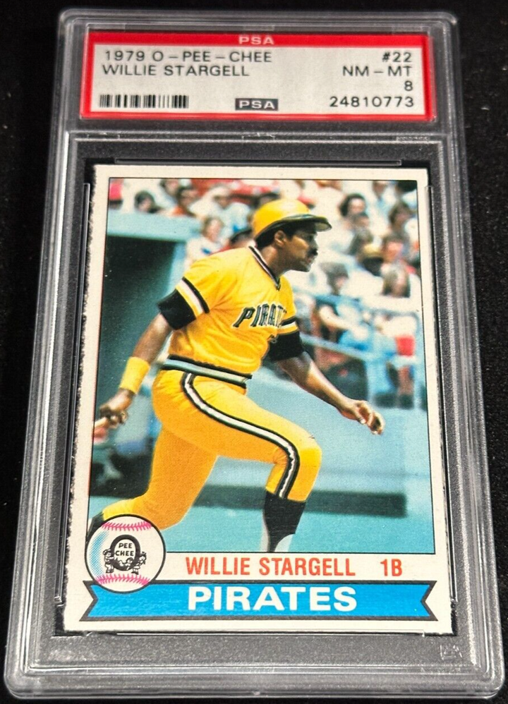 1979 O-PEE-CHEE Willie Stargell Card PSA 8 NM-MT #22 Pirates