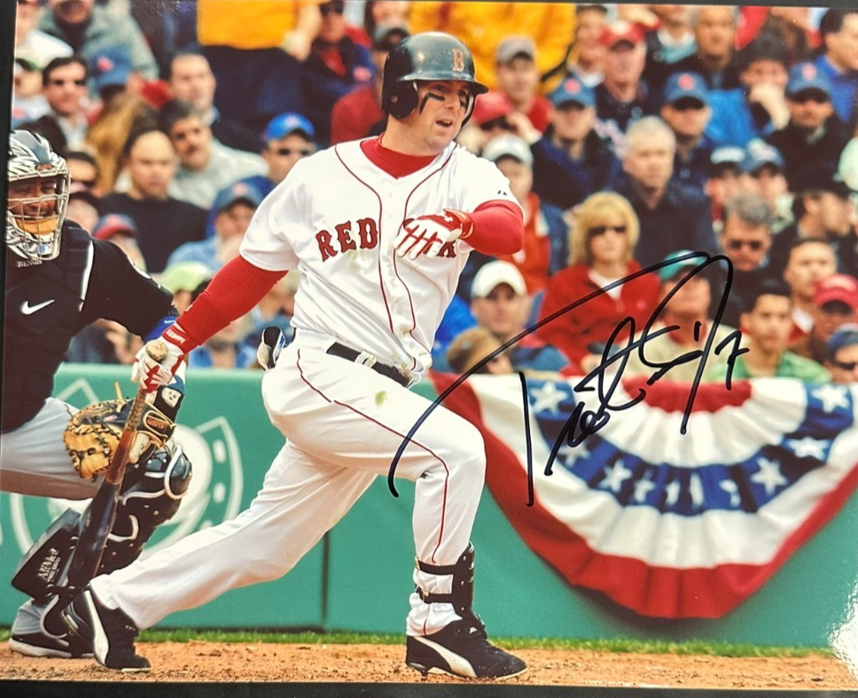 Trot Nixon Autographed Boston Red Sox 8x10 Photo