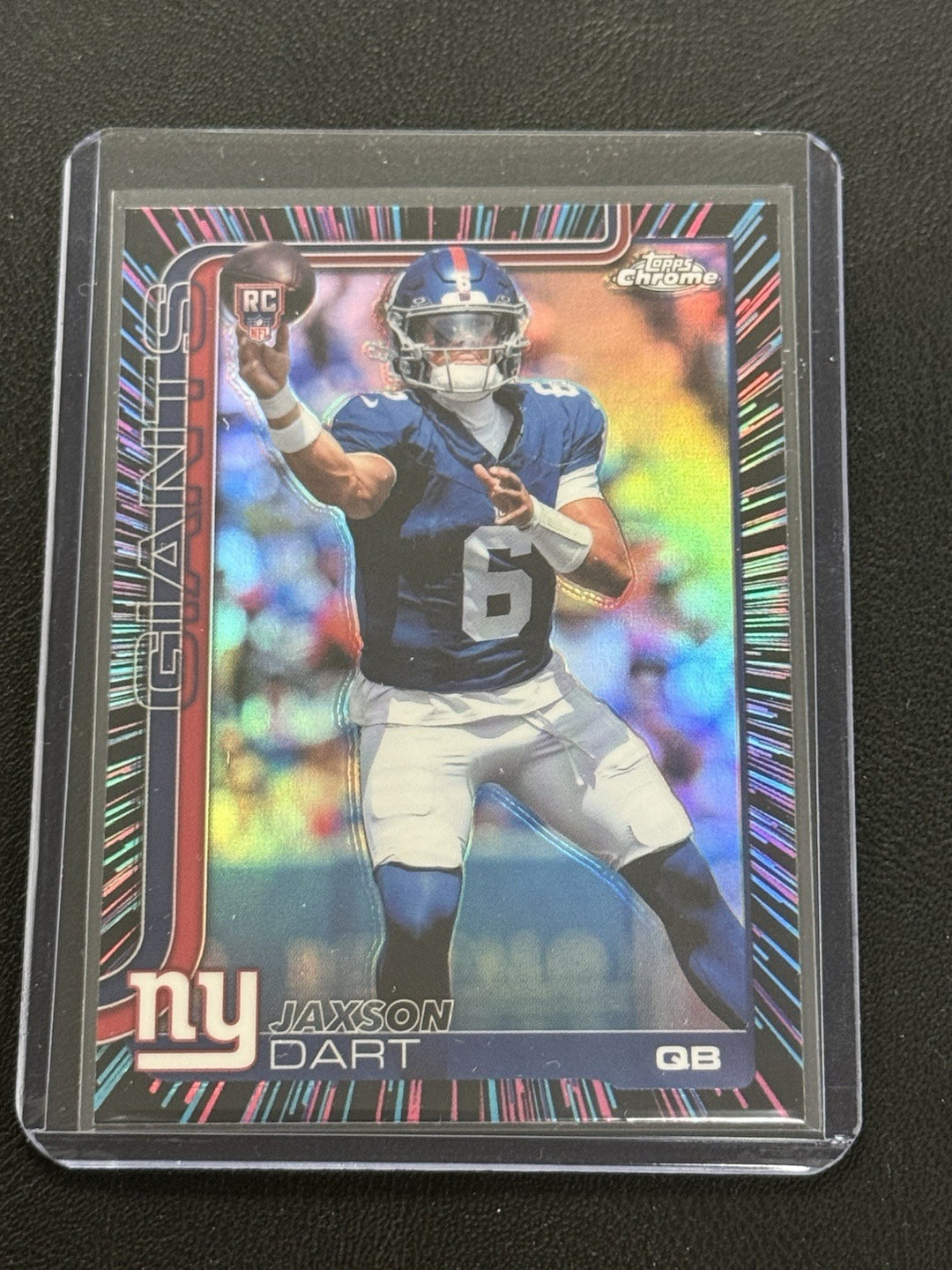 2025 Topps Chrome Jaxson Dart Neon Pulse Refractor Rookie SSP