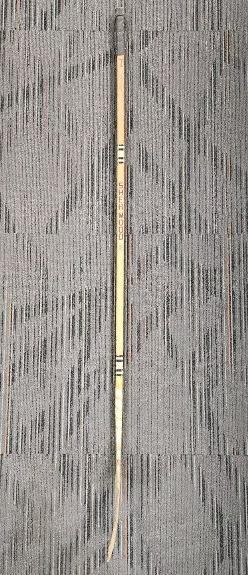 Réal Lemieux Los Angeles Kings Game Used Sherwood Hockey Stick LOA