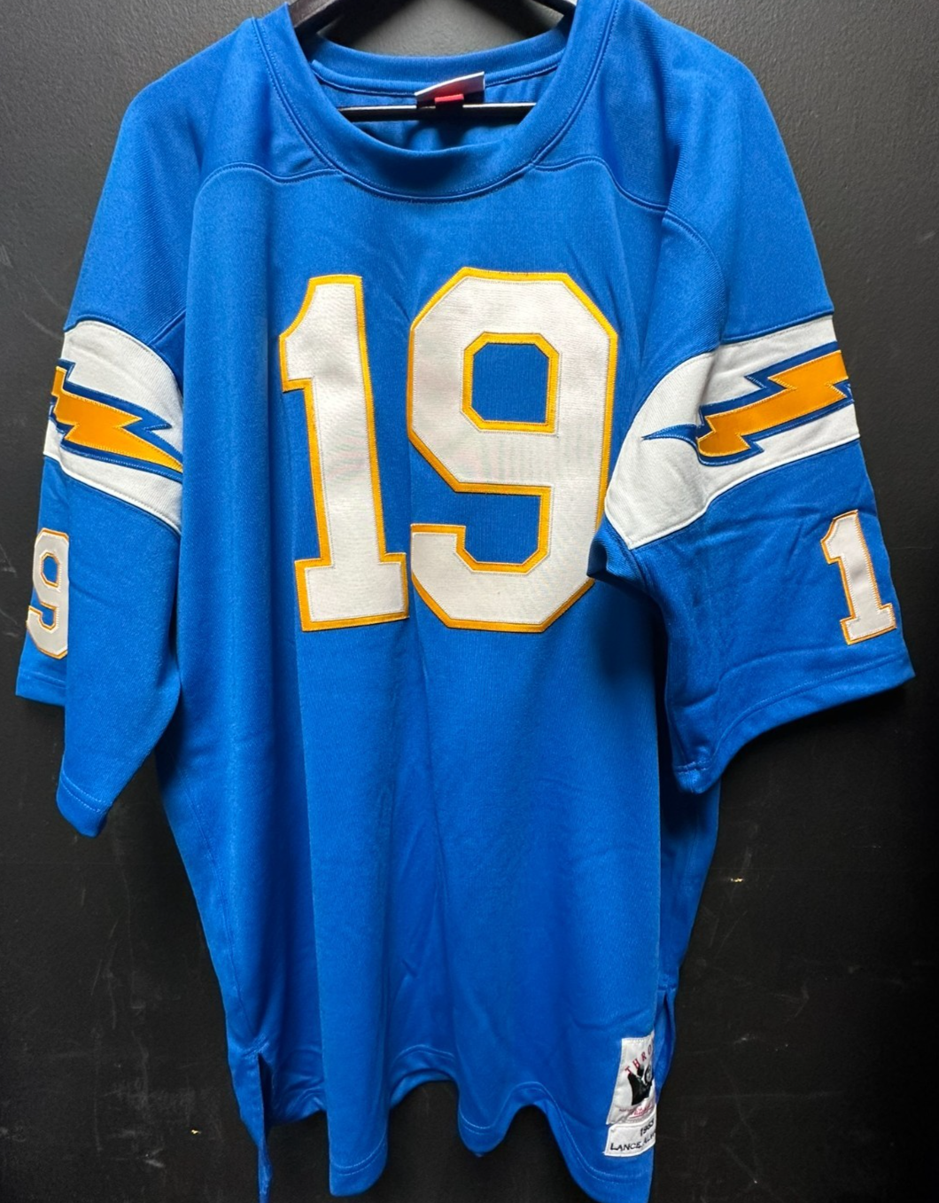 Lance Alworth San Diego Chargers 1963 Mitchell and Ness Throwback Jersey Size 52