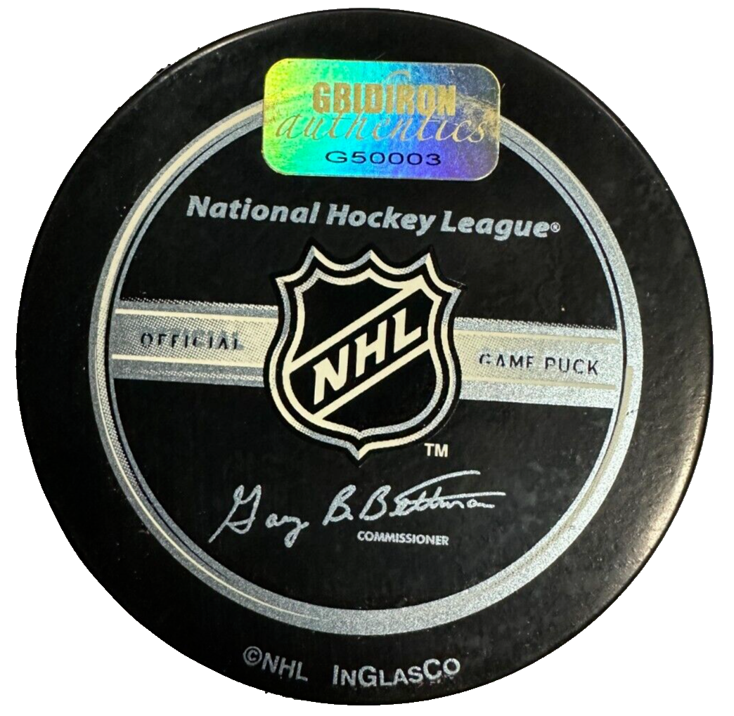 Cam Neely Autographed Boston Bruins Official Game Puck MHL