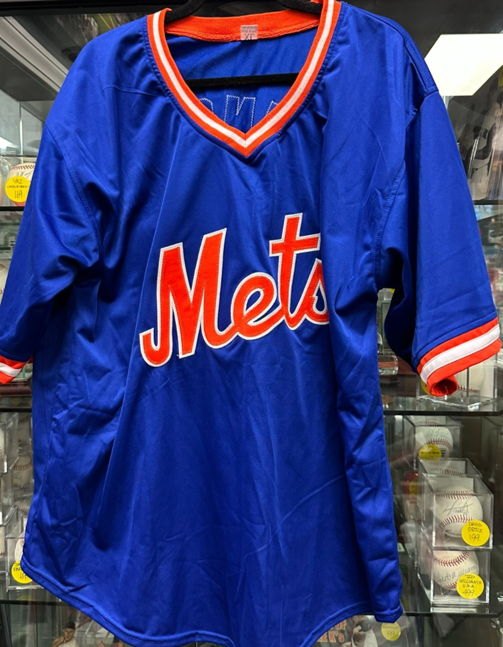 Howard Johnson Autographed New York Mets Custom Jersey W 3x 30/30 Mets HOF 2023