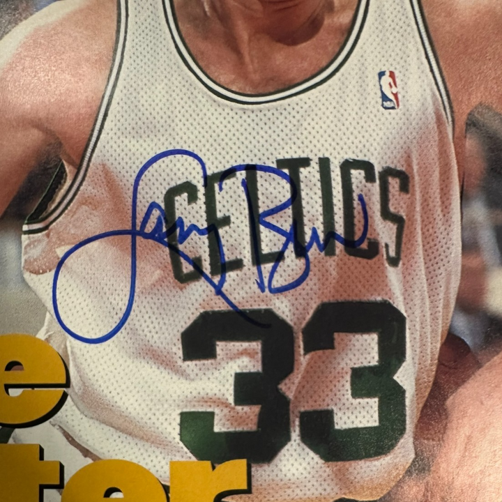 Larry Bird Autographed 3/23/1992 Sports Illustrated No Label Bird Hologram