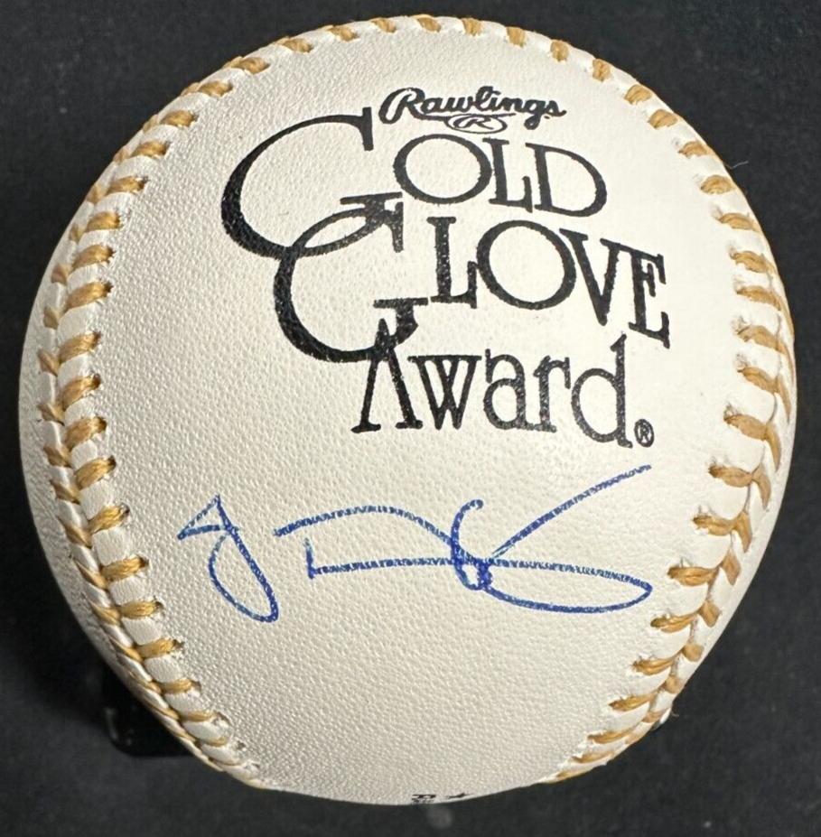 Jacoby Ellsbury Signed Rawlings Gold Glove Baseball JSA Boston Red Sox