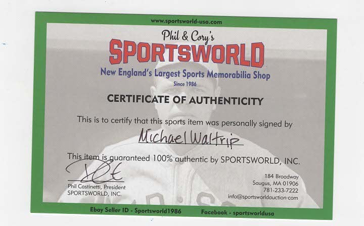 Michael Waltrip Autographed 8x10 Nations Rent Promo Photo NASCAR