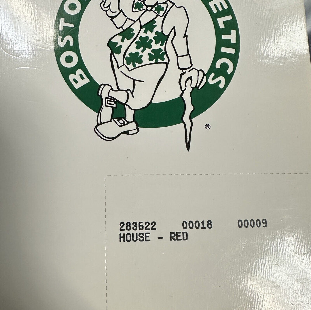 Red Auerbach Personal 1994-95 Boston Celtics Season Ticket Booklet Garden Last