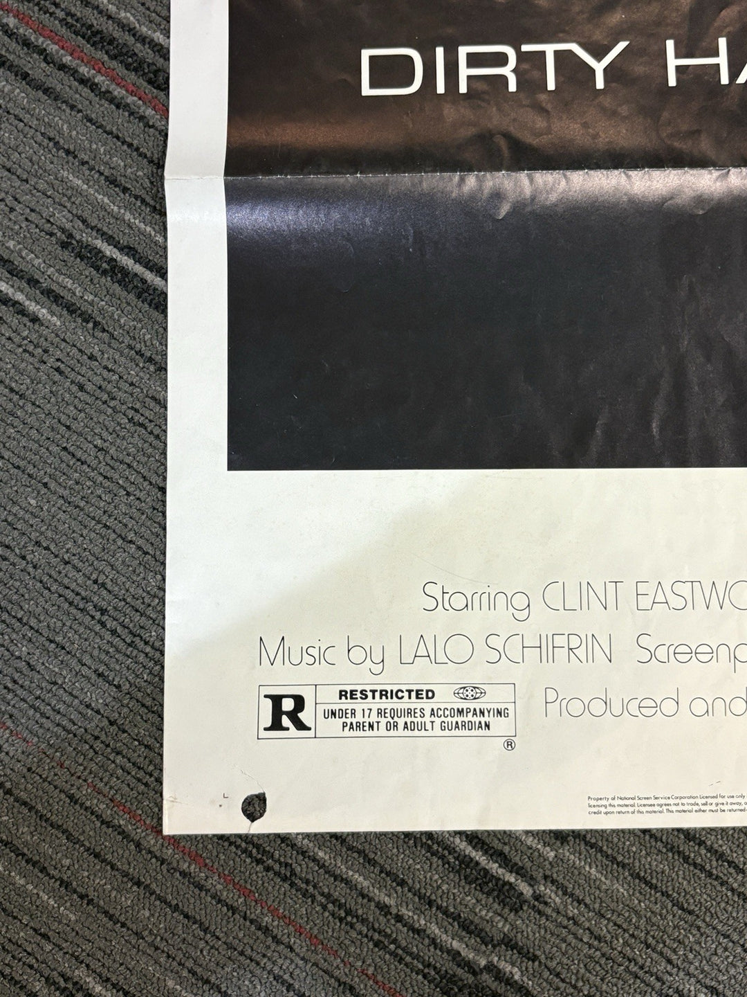 Sudden Impact 27x41 Folded Original Movie Poster 1983 Clint Eastwood
