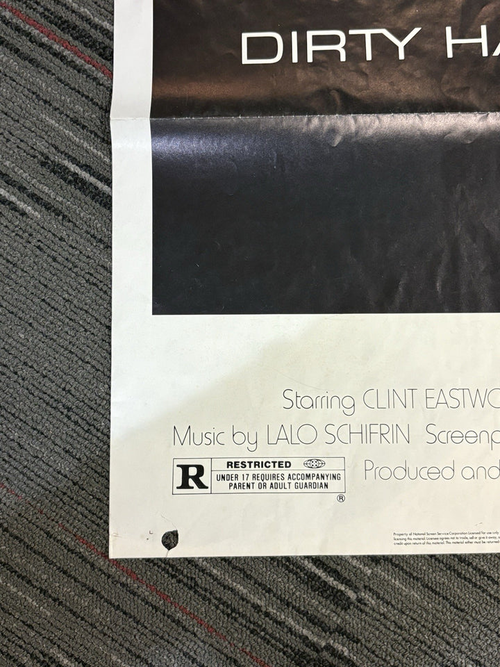 Sudden Impact 27x41 Folded Original Movie Poster 1983 Clint Eastwood