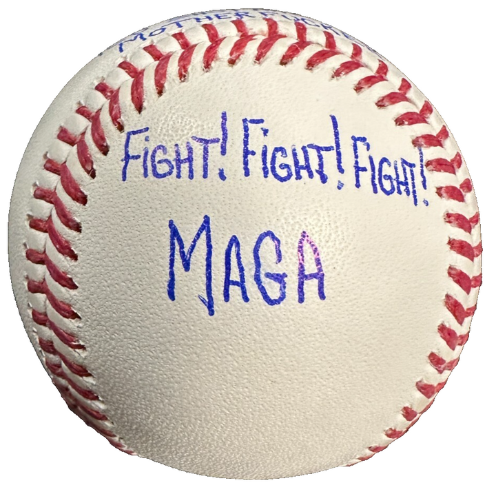 Goose Gossage Autographed OML Baseball W/ HOF 2008 Fight Fight Fight MAGA
