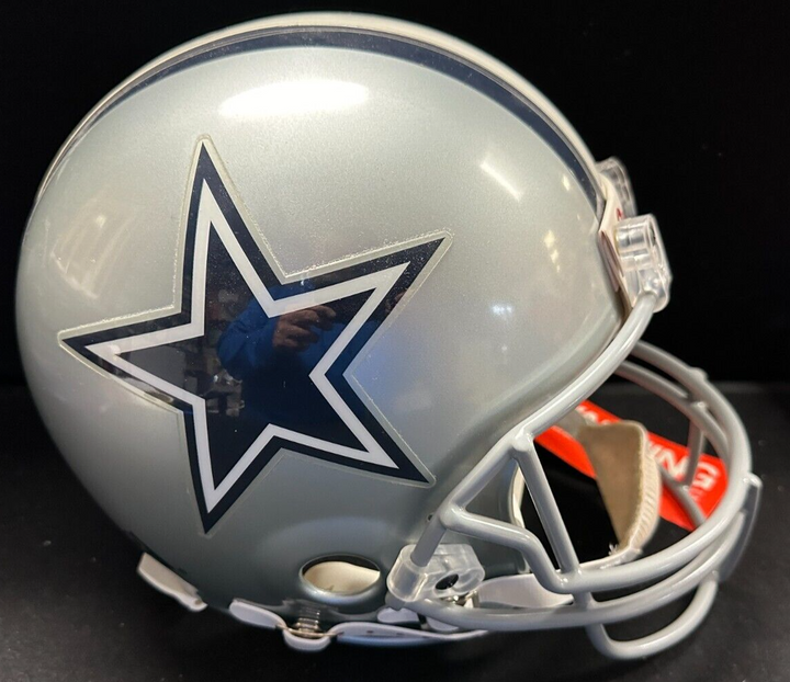 Emmitt Smith Autographed Dallas Cowboys Full Size Authentic Helmet NFL BAS