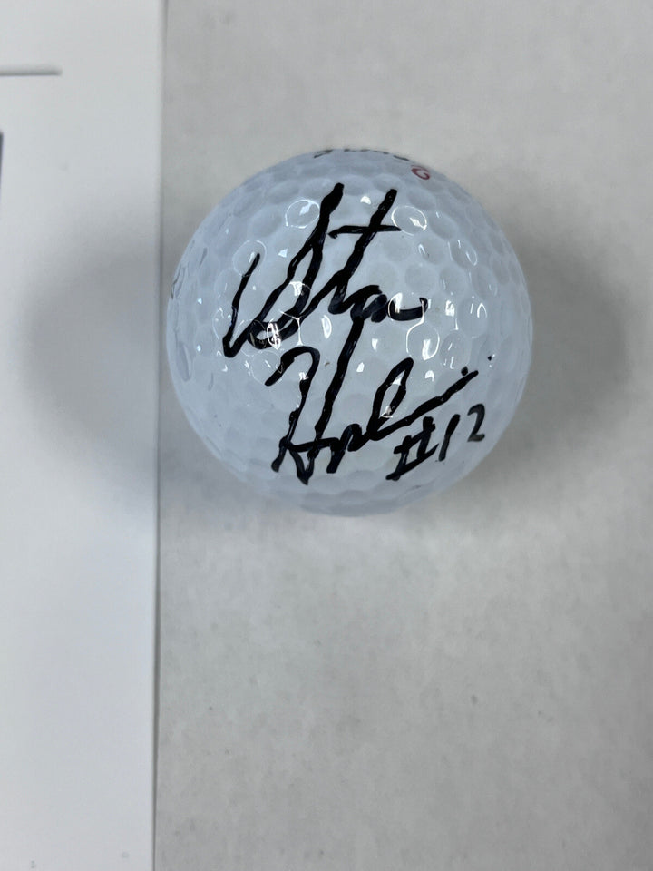 Stan Humphries Autographed Signed Golf Ball W/Cube Beckett LOA NFL Washington