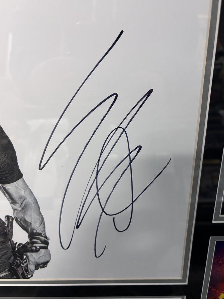 Sylvester Stallone As Barney Ross Signed Framed Expendables 11x14 Photo PSA DNA