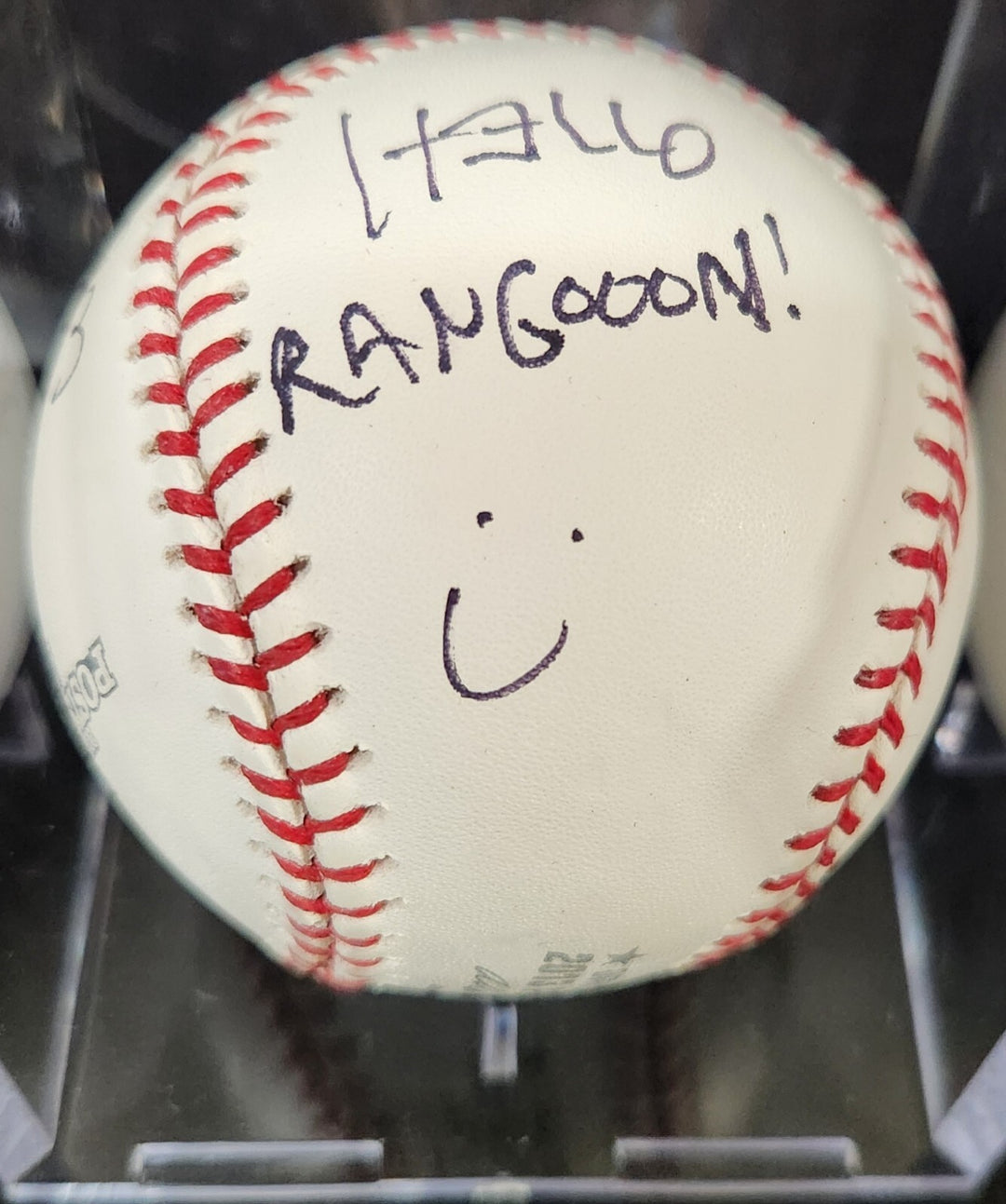 Charles Laquidara Signed Inscribed 2013 World Series Baseball WBCN Host COA
