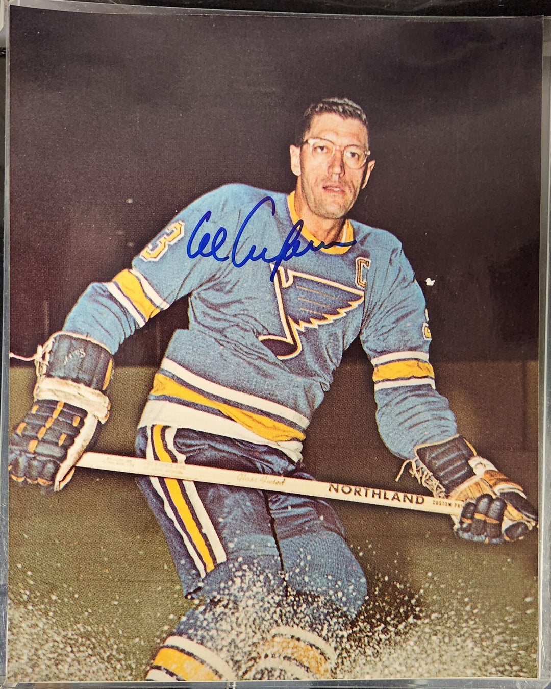 Al Arbour Signed 8x10 Photo St. Louis Blues HOF COA