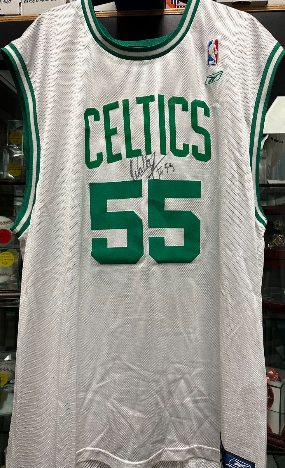 Wally Szczerbiak Autographed Boston Celtics Authentic Jersey NBA