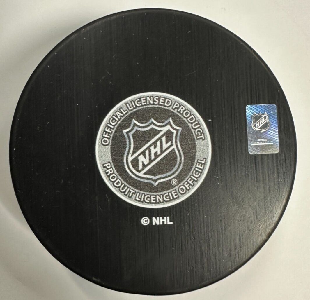 Bill Ranford Autographed Boston Bruins 100th Anniversary Puck NHL