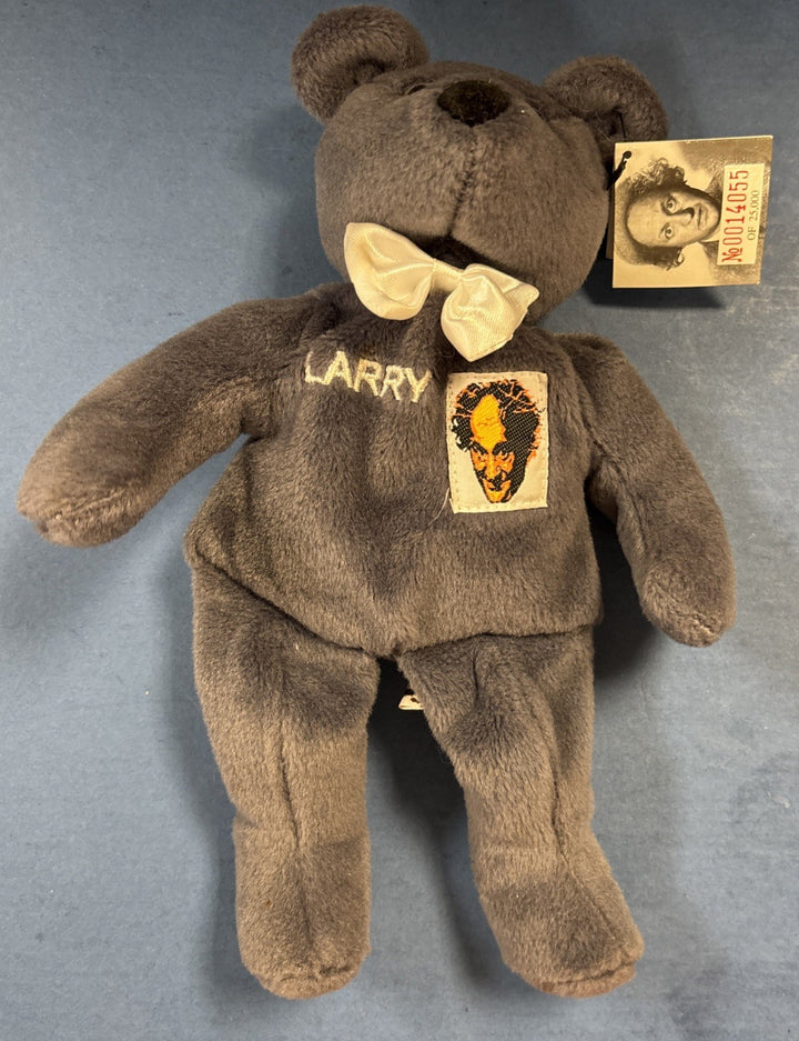 The Three Stooges Moe Larry Curly Bean Bag Teddy Bears