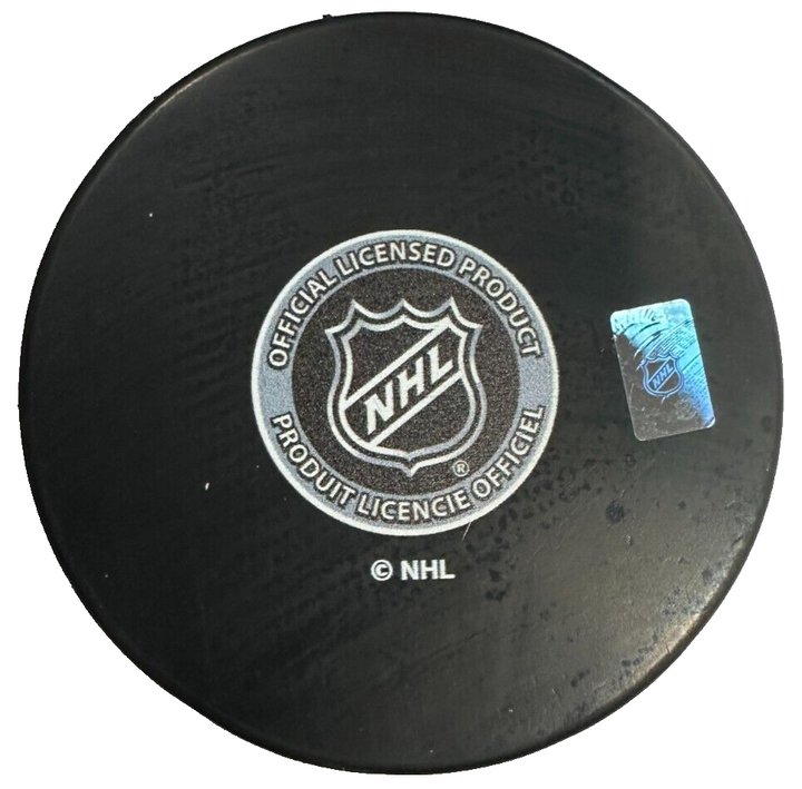 Nevin Markwart Autographed Boston Bruins Hockey Puck NHL