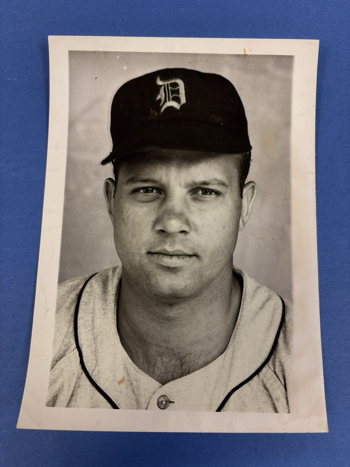 1951 Vic Wertz Original 5x7 Newspaper Wire Photo Detroit Tigers
