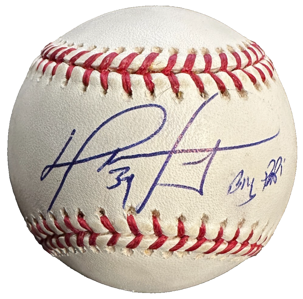 David Ortiz Autographed Official Major League Baseball W/Big Papi Insc BAS