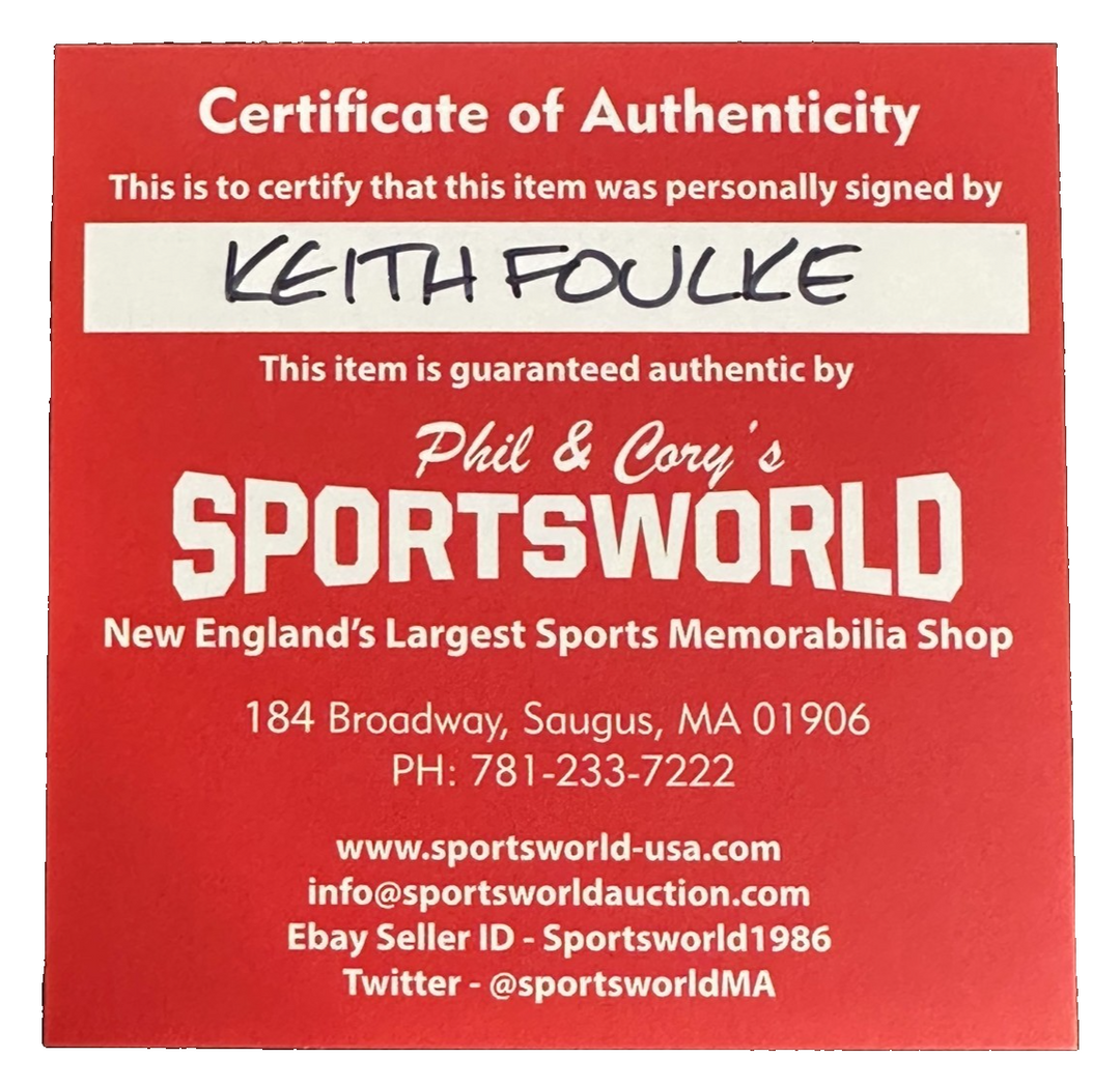 Keith Foulke Autographed Official Major League Baseball Red Sox