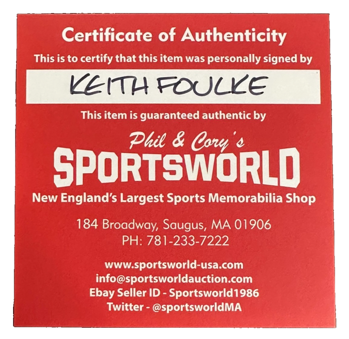 Keith Foulke Autographed Official Major League Baseball Red Sox